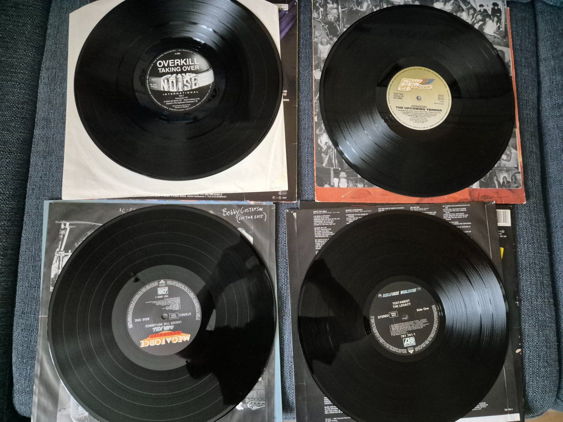 Dischi in vinile: Overkill / Testament /Assassin - 80s Thrash Metal LPs – Usato da Schaffhausen venduto da wriggler_bock 2