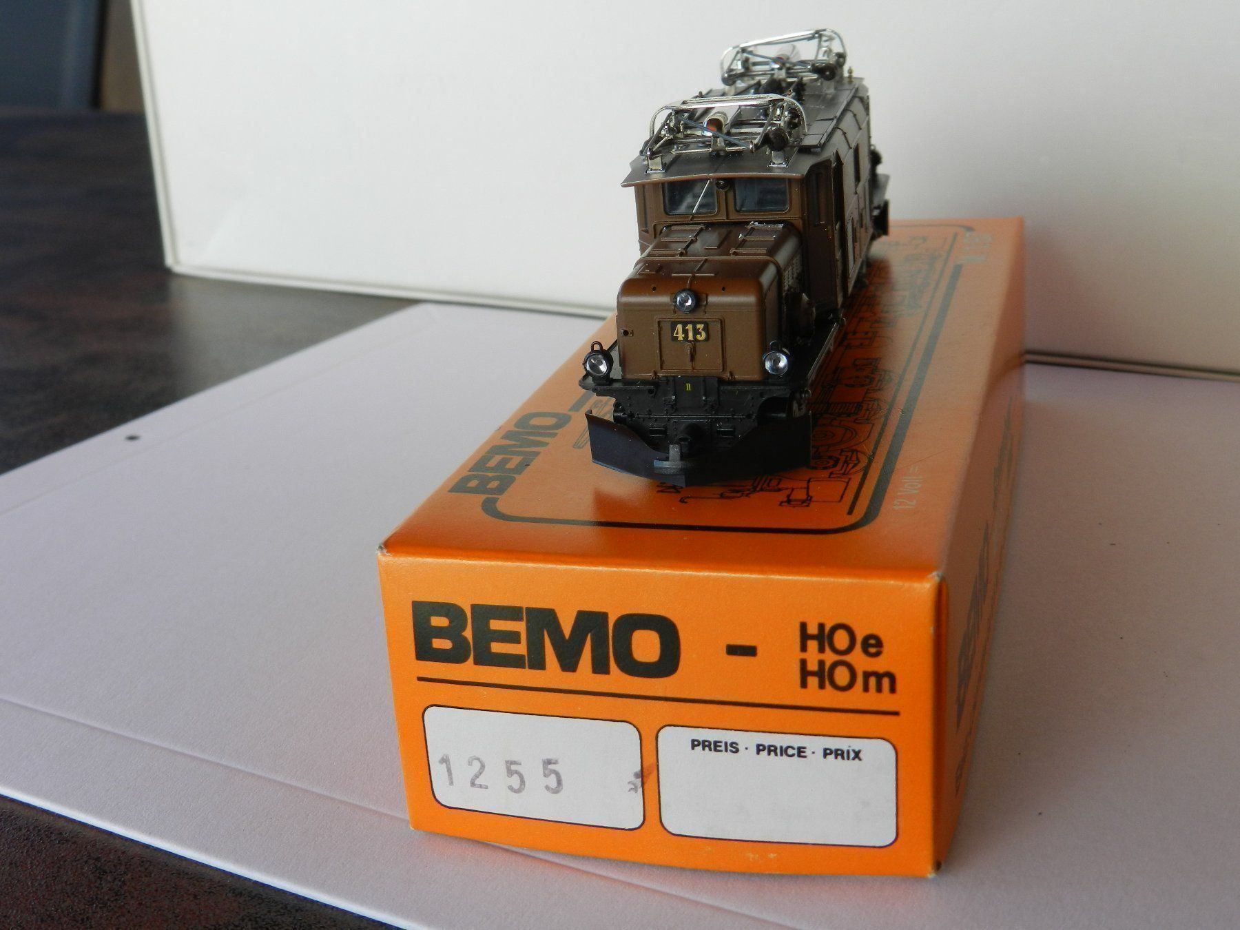 Bemo Modelleisenbahnen: H0m BEMO E-Lok Ge 6/6 RhB braun KROKODIL – Neu (gemäss Beschreibung) aus Arzier-Le Muids von elocin83 1