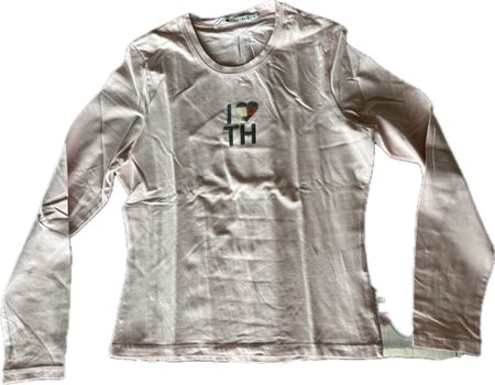 T-shirt Tommy Hilfiger rose pâle L