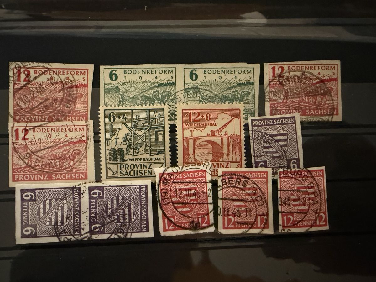 Tous les timbres: Briefmarken Provinz Sachsen diverse Werte – D'occasion à Meierskappel par Hala03 5