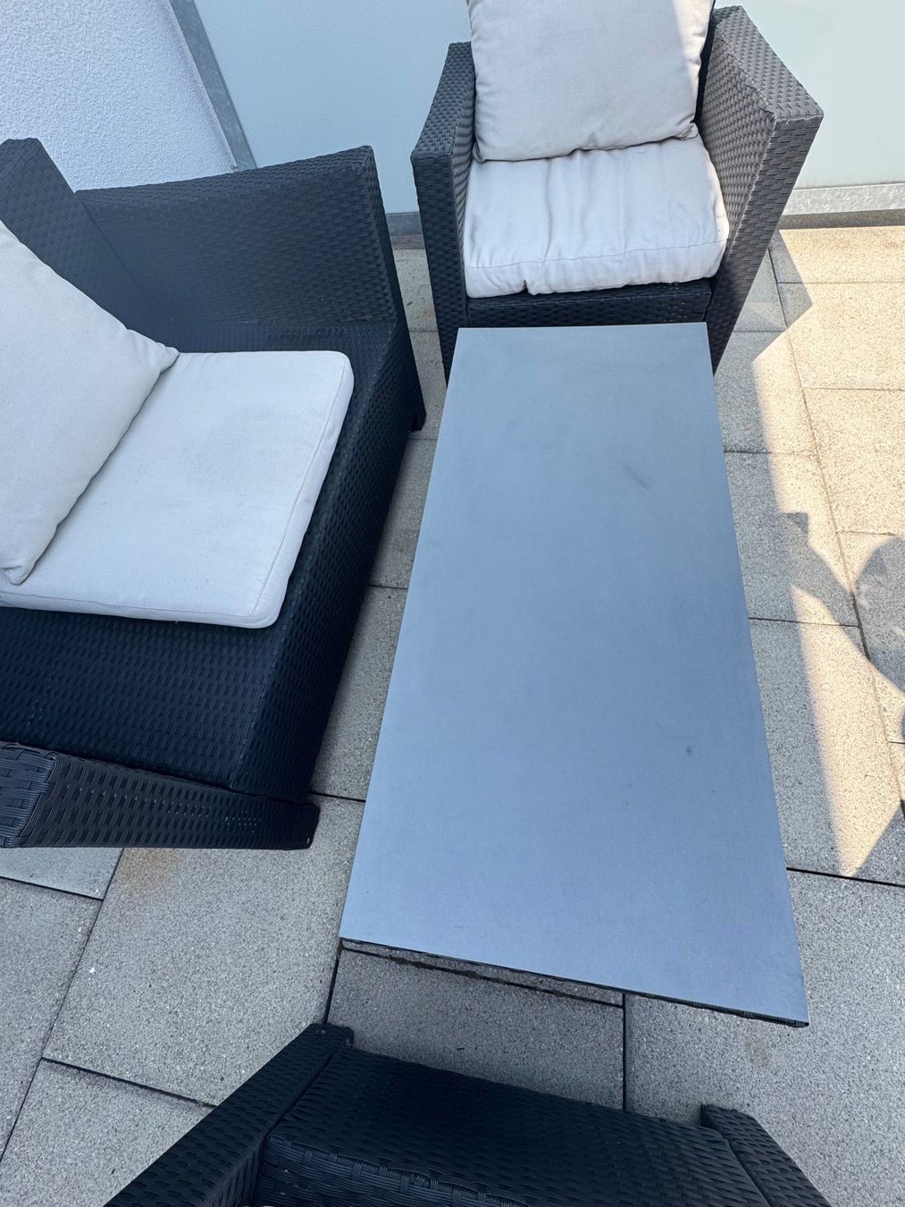 Poltrone: Gebrauchte Rattanlounge schwarz – Usato da Galgenen venduto da mbo_g6cd 2