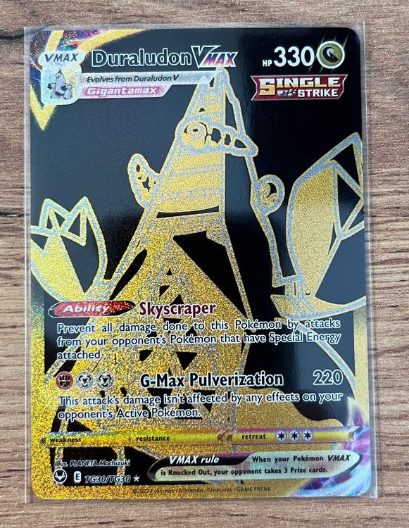 POKEMON CARD - DURALUDON VMAX BLACK GOLD TG30/TG30 Tempesta Argentata ITA NM/M EUR 9,90 - IT