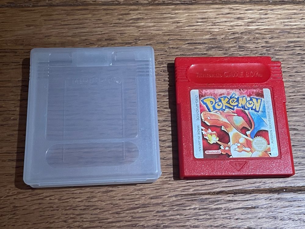 Pokemon Rote Edition Gameboy - speichert - DER Klassiker ! (Gebraucht ...