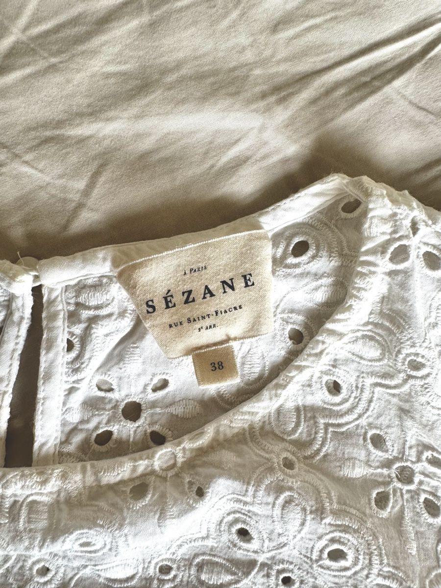 Sezane Blusen: Sézane Weisse Bluse Annabelle Gr.38 – Neu (gemäss Beschreibung) aus La Tour-de-Peilz von Sezanette_and_Cie 3