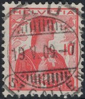 AU (ST. GALLEN) 19.V.09 - Vollstempel auf Helvetia Brustbild