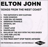 Elton John - Songs from the West Coast *PROMO/Rarität*****