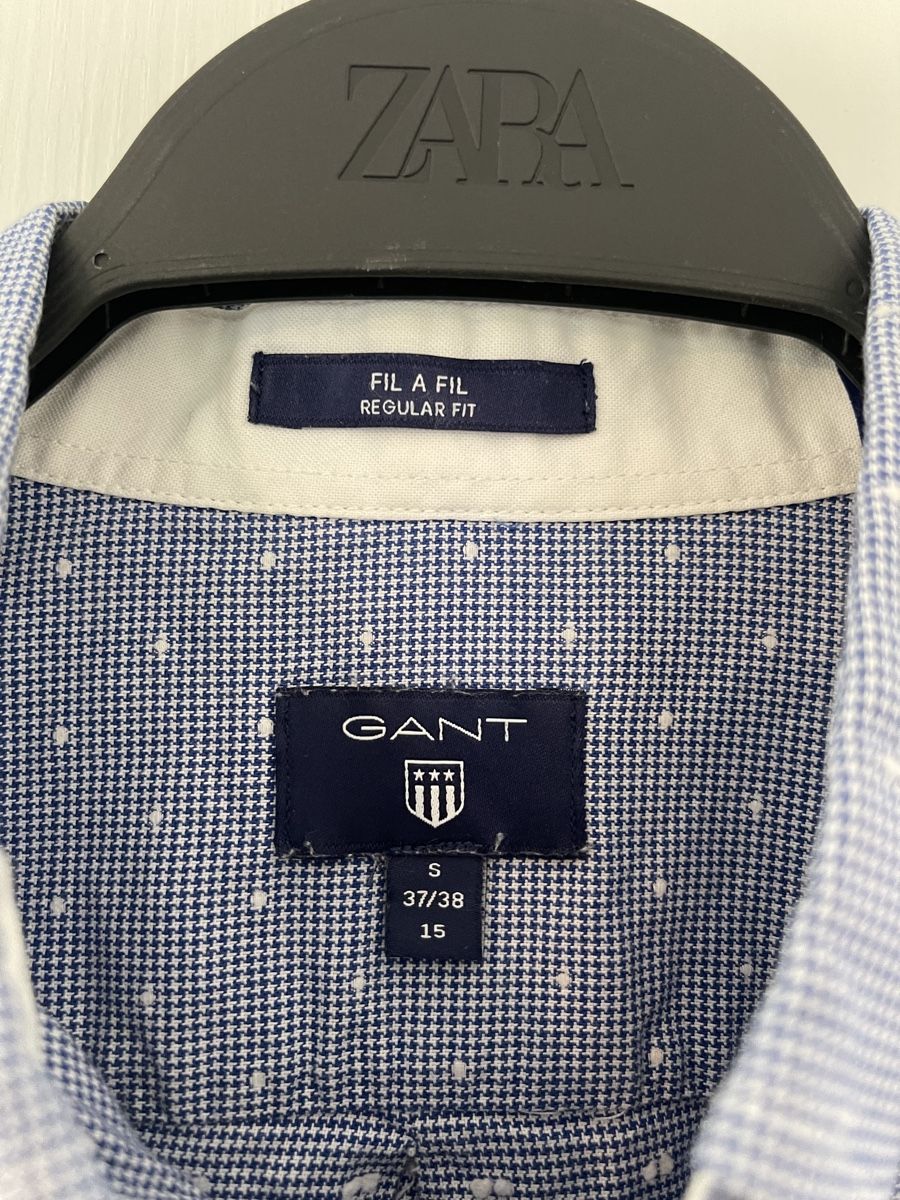 Gant Camicie: GANT Hemd, Grösse S, blau mit Punktmuster, Top Zustand! – Nuovo (secondo la descrizione) da Wetzikon ZH venduto da Jan_wojt 2