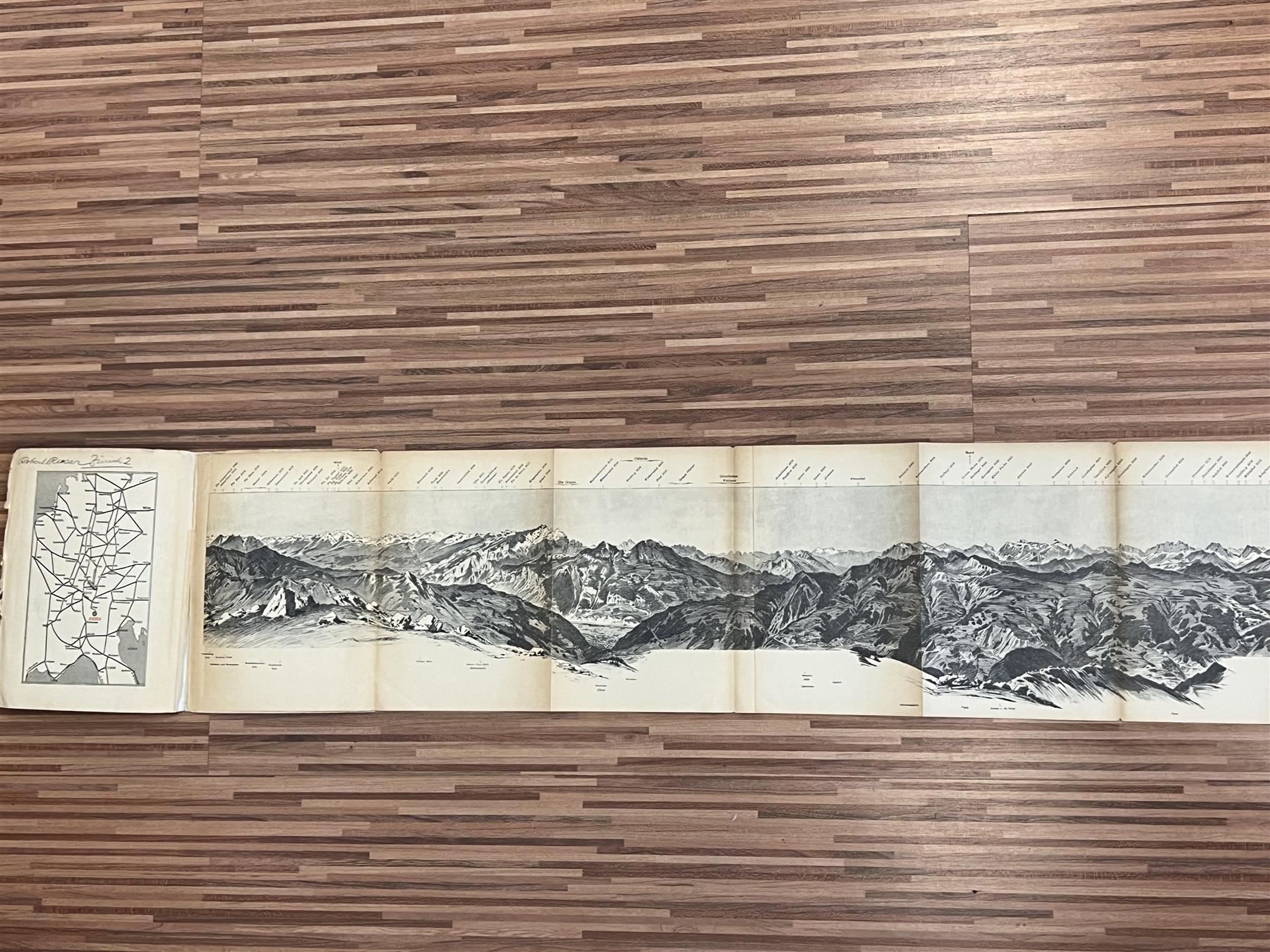 Incisioni: Panorama Aroser Weisshorn Arosa 1880 – Usato da Adliswil venduto da buch_und_kunst 4
