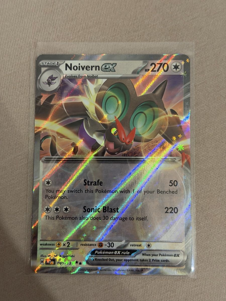 Pokémon Carte collezionabili: Pokémon Noivern ex 091/131 Prismatic Evolutions – Nuovo (secondo la descrizione) da St. Gallen venduto da Xbylucas