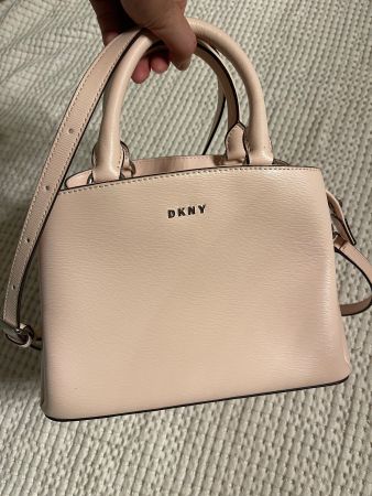 Handtasche DKNY Leder rosa mit Trageriemen
