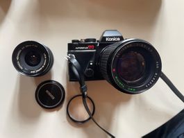 Konica Autoreflex TC, Hexanon AR 28mm f3.5, Tokina 35-105mm