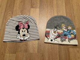 Minnie Maus und Frozen Mütze Gr. 6-7 Jahre