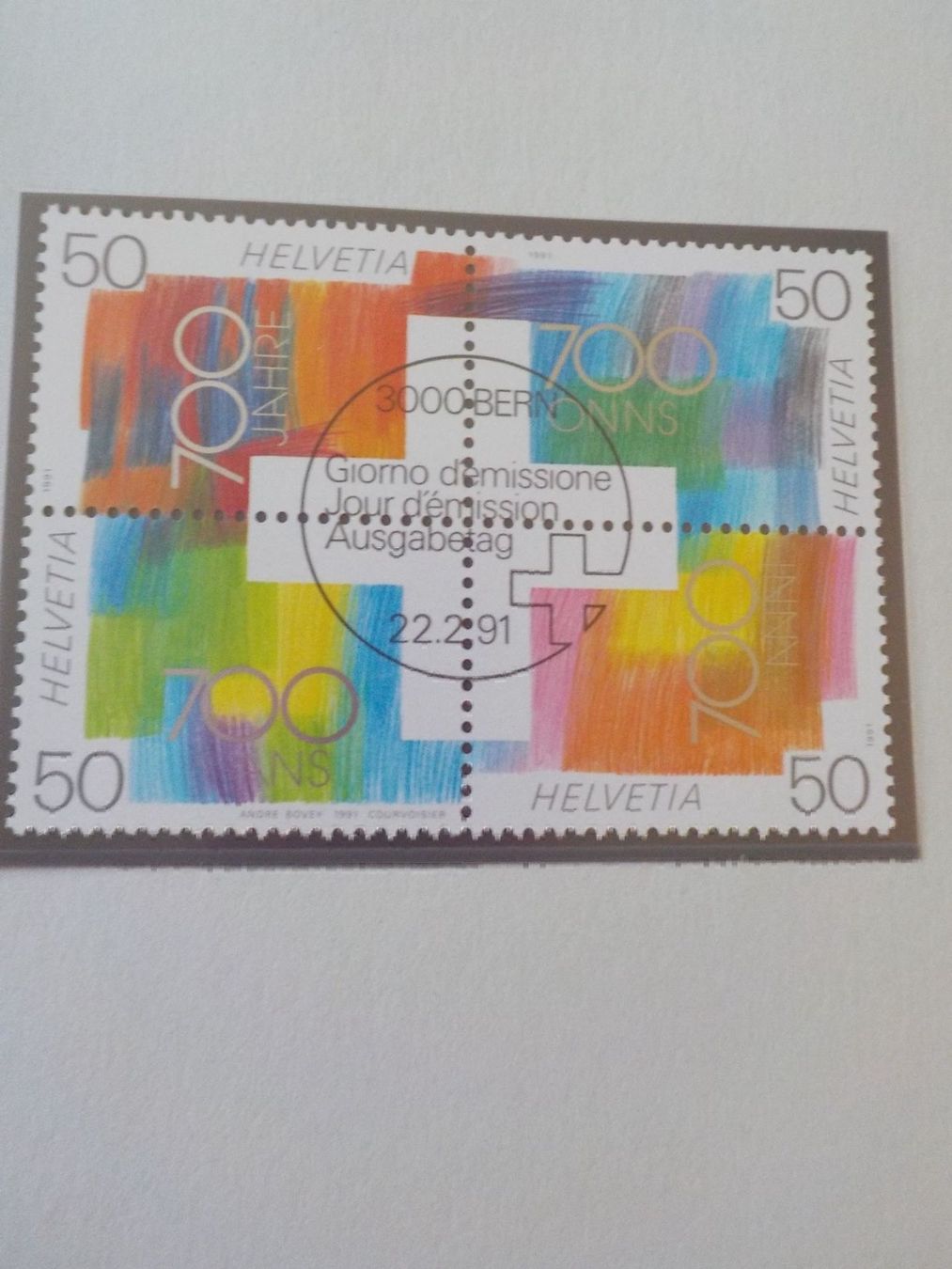 Tutti i francobolli: 1991, Jahresausgabe PTT – Nuovo (secondo la descrizione) da Muri b. Bern venduto da Ricardoverkauf 1