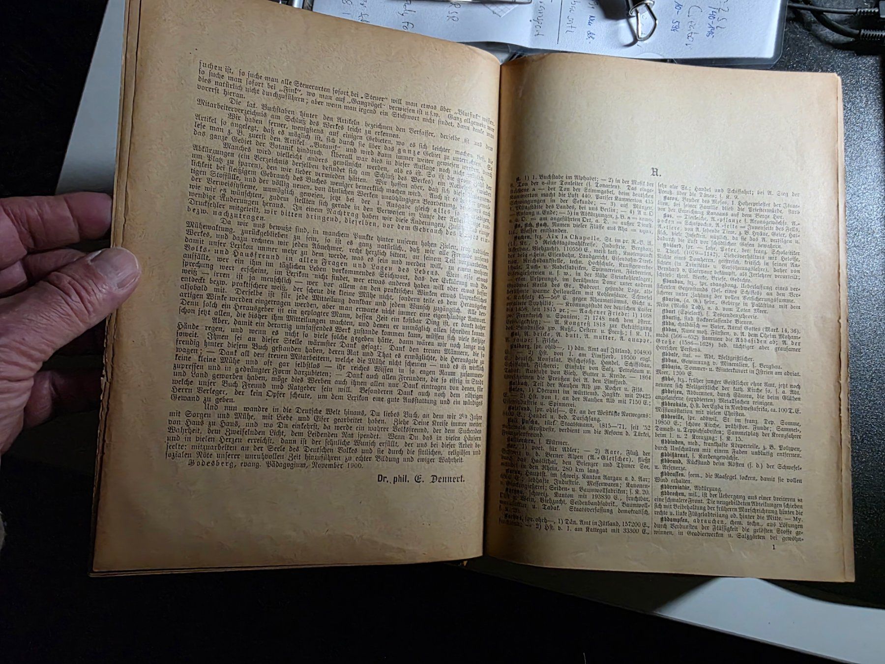 Bücher: Dennert's Volks Universal Lexikon - Ulrich Meyer Berlin 1900 – Gebraucht aus Walterswil BE von Lonitti 9