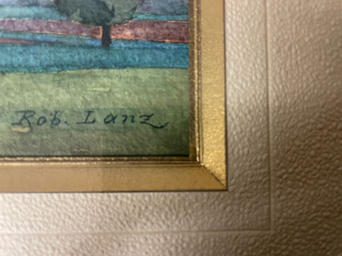 Poster & Bilder: Robert Lanz, Aquarell, um 1900 – Gebraucht aus Hindelbank von chinok01 2
