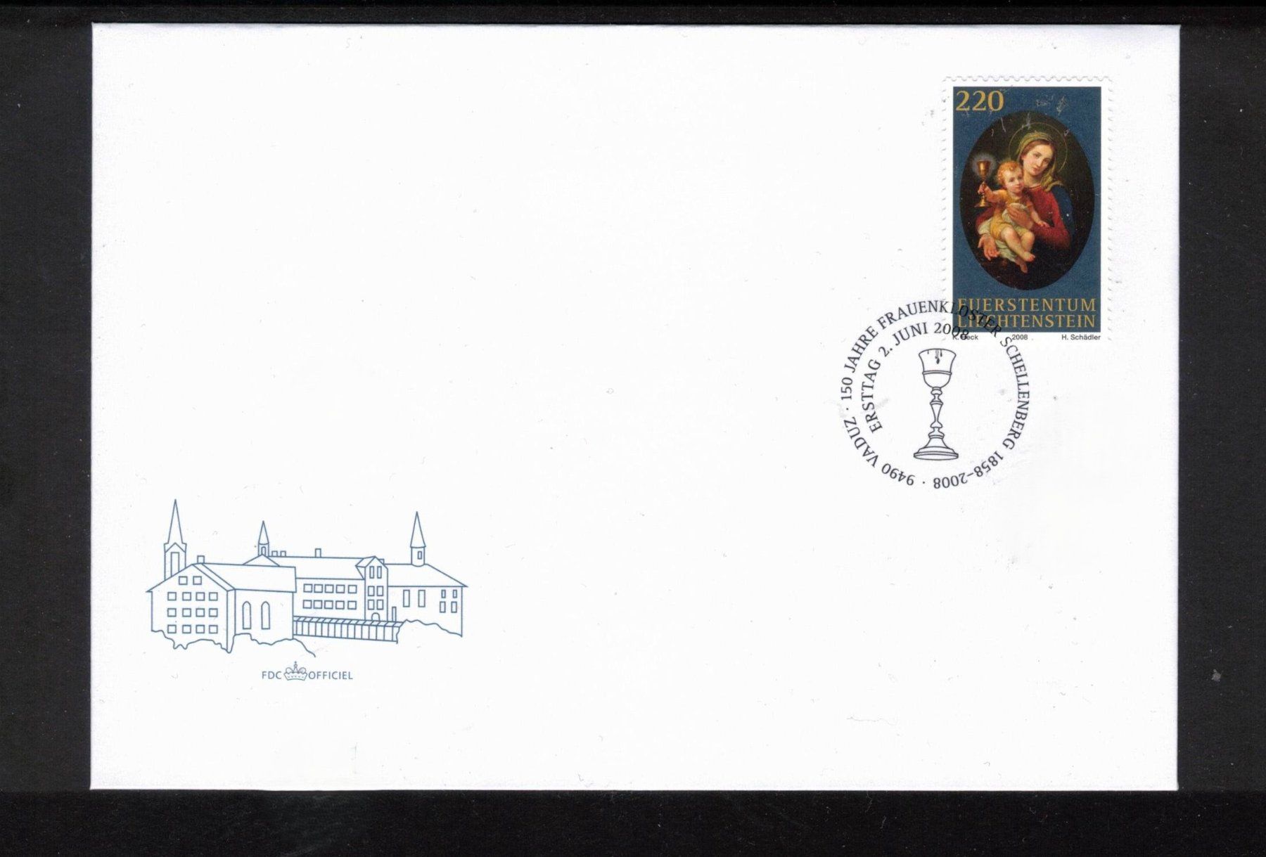 Alle Briefmarken: 2008 FDC Frauenkloster aus ABO – Gebraucht aus Rheinau von loxis
