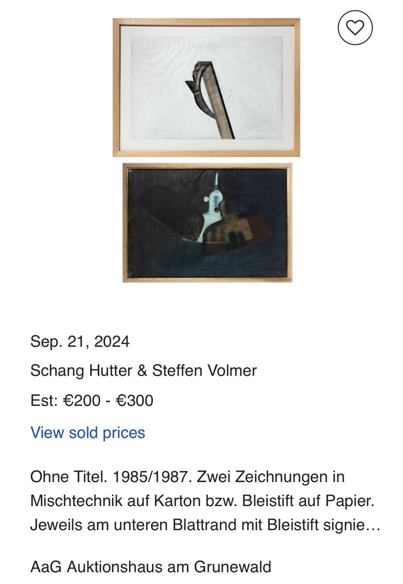 Dipinti: Steffen Volmer – Usato da Solothurn venduto da NUVICO 1