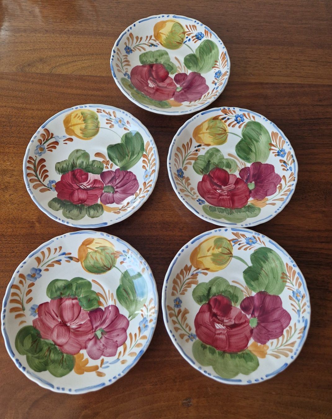 Set di piatti: Kaffee- Tee Set Belle Fiore – Usato da Bern venduto da Antikbatik 2