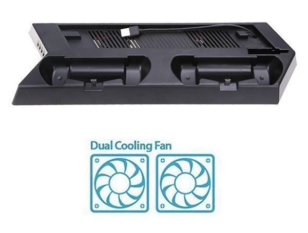Adattatori & Cavi: PS4 Slim Cooling Dual Ladestation – Nuovo e nell'imballaggio originale da Unterägeri venduto da RmOnline 1