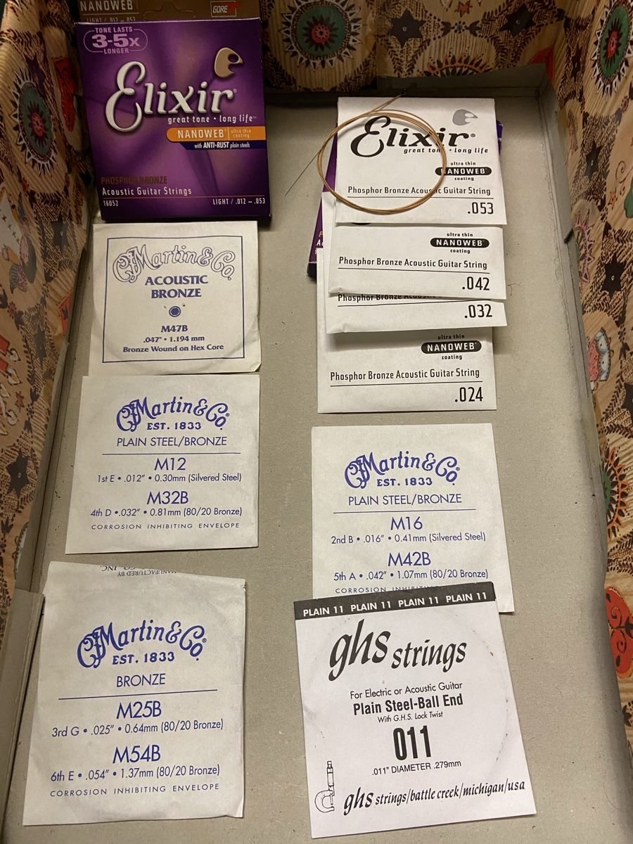 Musikinstrumente: Strings, Martin&Co;GHS Strings, Elixir, Gitarrenstrings – Neu und originalverpackt aus Zofingen von Freewilli78 1