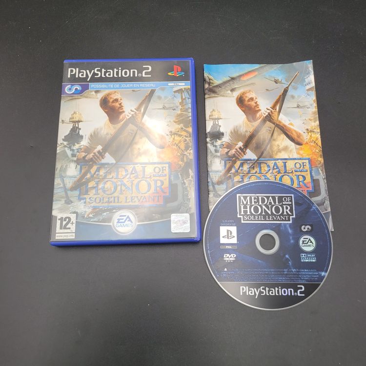 Jeu Medal Of Honor Soleil Levant - Sony PS2 (PlayStation 2) - Bon état