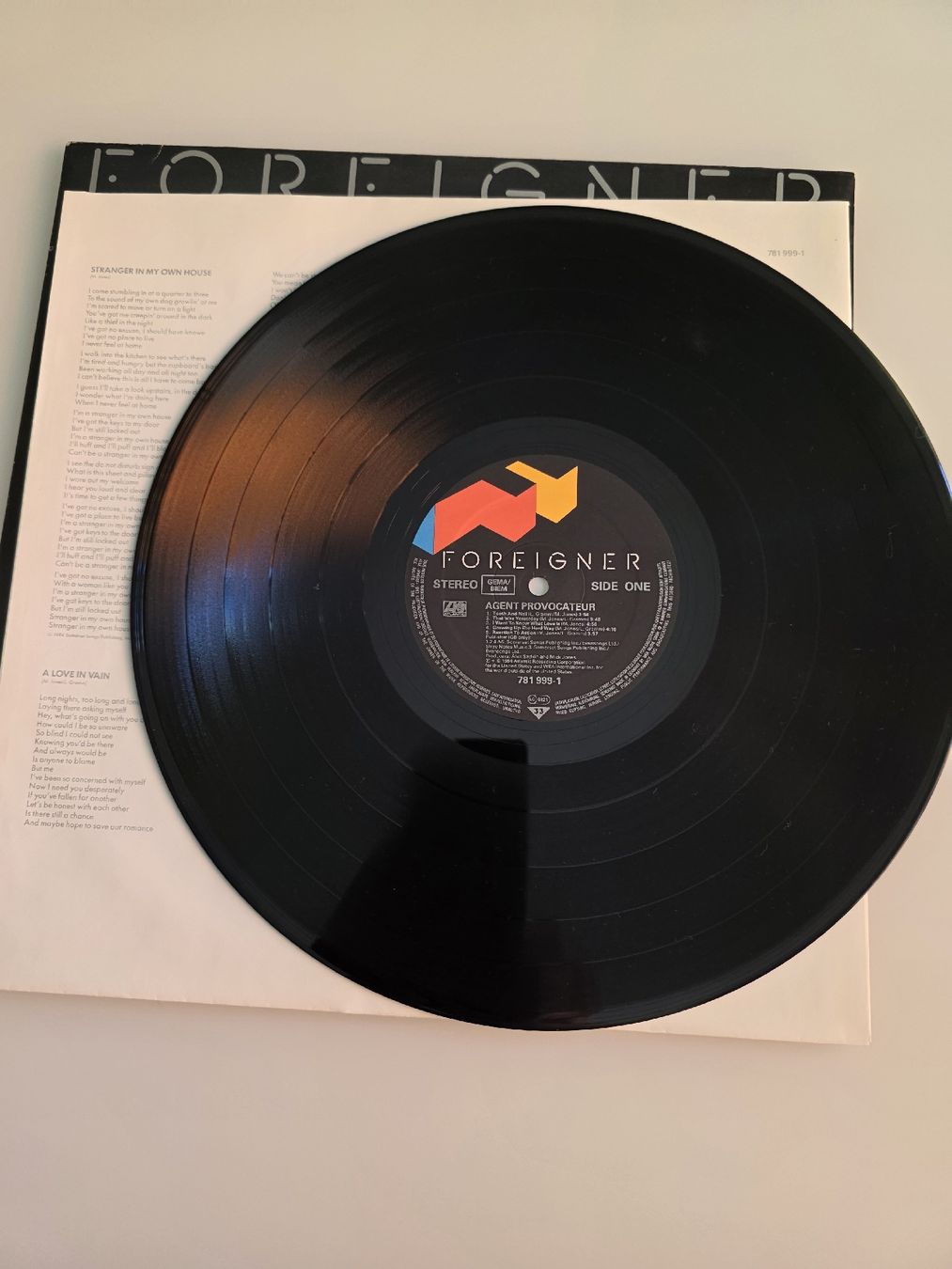 Dischi in vinile: Foreigner Agent Provocateur Vinyl LP – Usato da Alberswil venduto da mario889 2