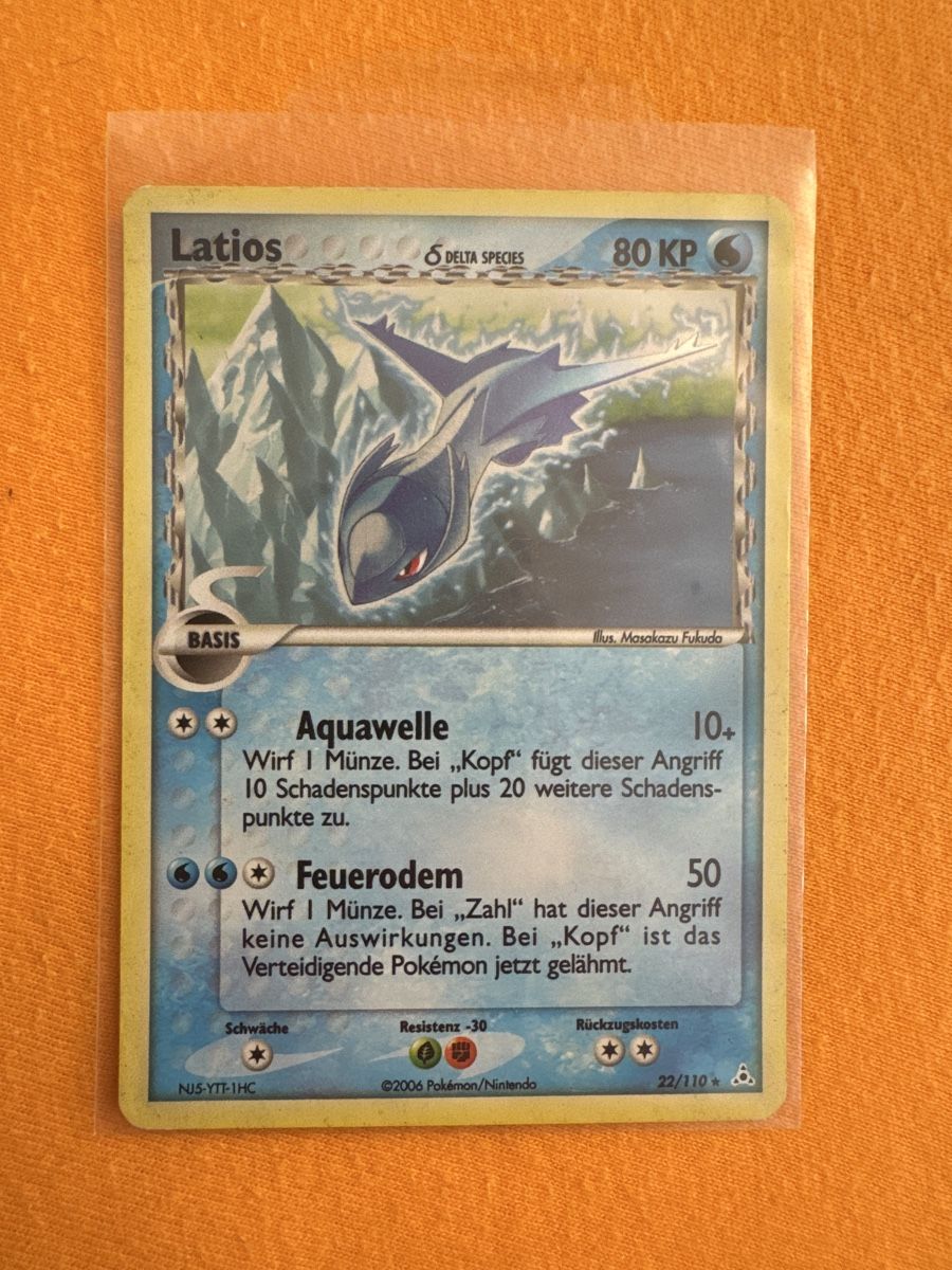 Pokémon Carte collezionabili: Latios 22/110  DE – Usato da Minusio venduto da bur_dg27 1