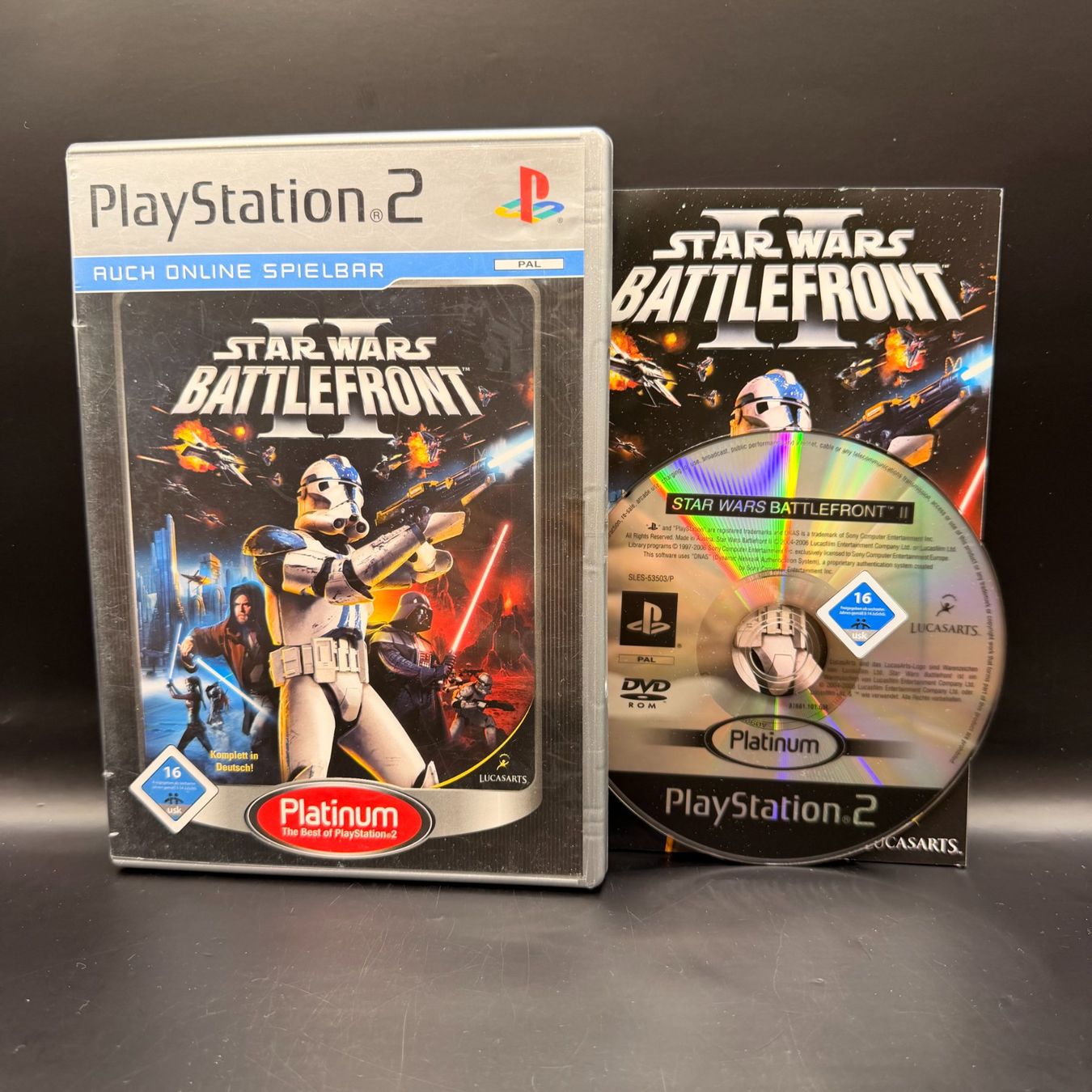 Nintendo Giochi: PS2 Spiel Star Wars Battlefront II Platinum – Usato da Düdingen venduto da Nerdworld
