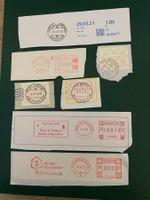 Automatenmarken, Stempel Schweiz, 8 Stück!