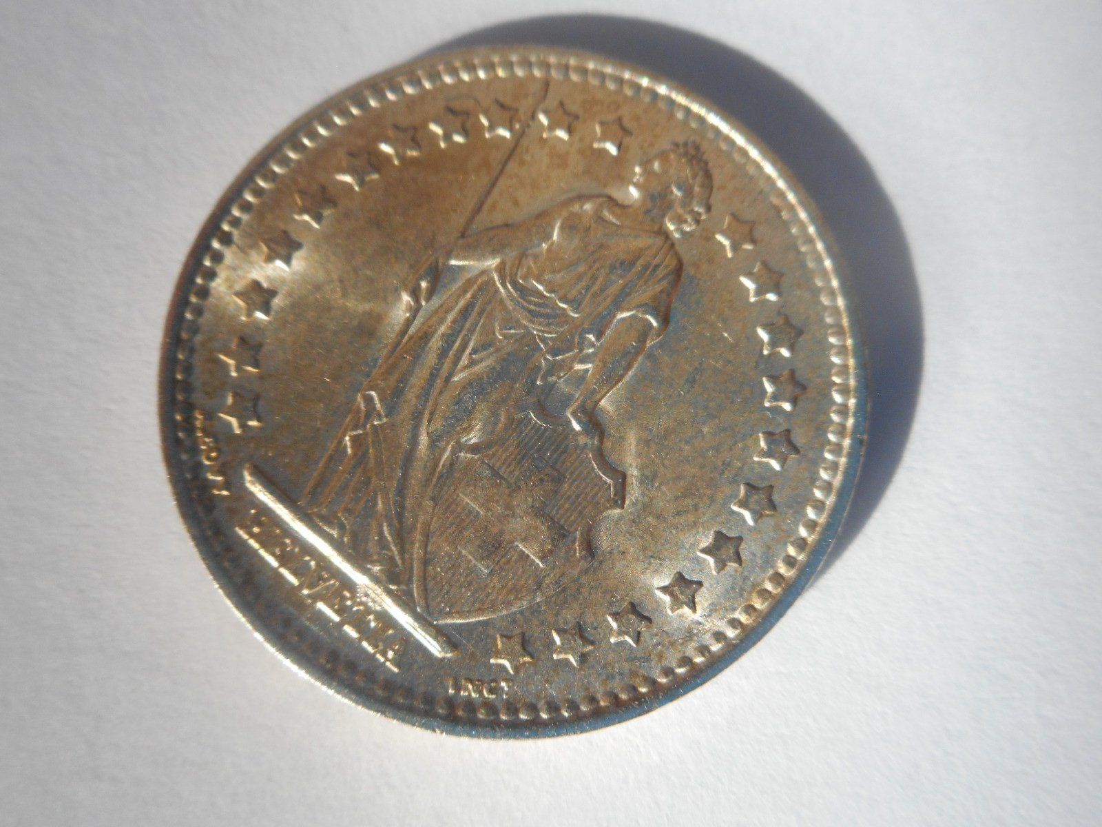 Tutti le monete: 1 Fr. 1957 silber  unz – Nuovo (secondo la descrizione) da Kriegstetten venduto da pizlad2010 2