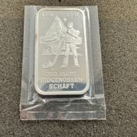 1 Unze Silber Barren 700 J Eidgenossenschaft Alphorn ovp