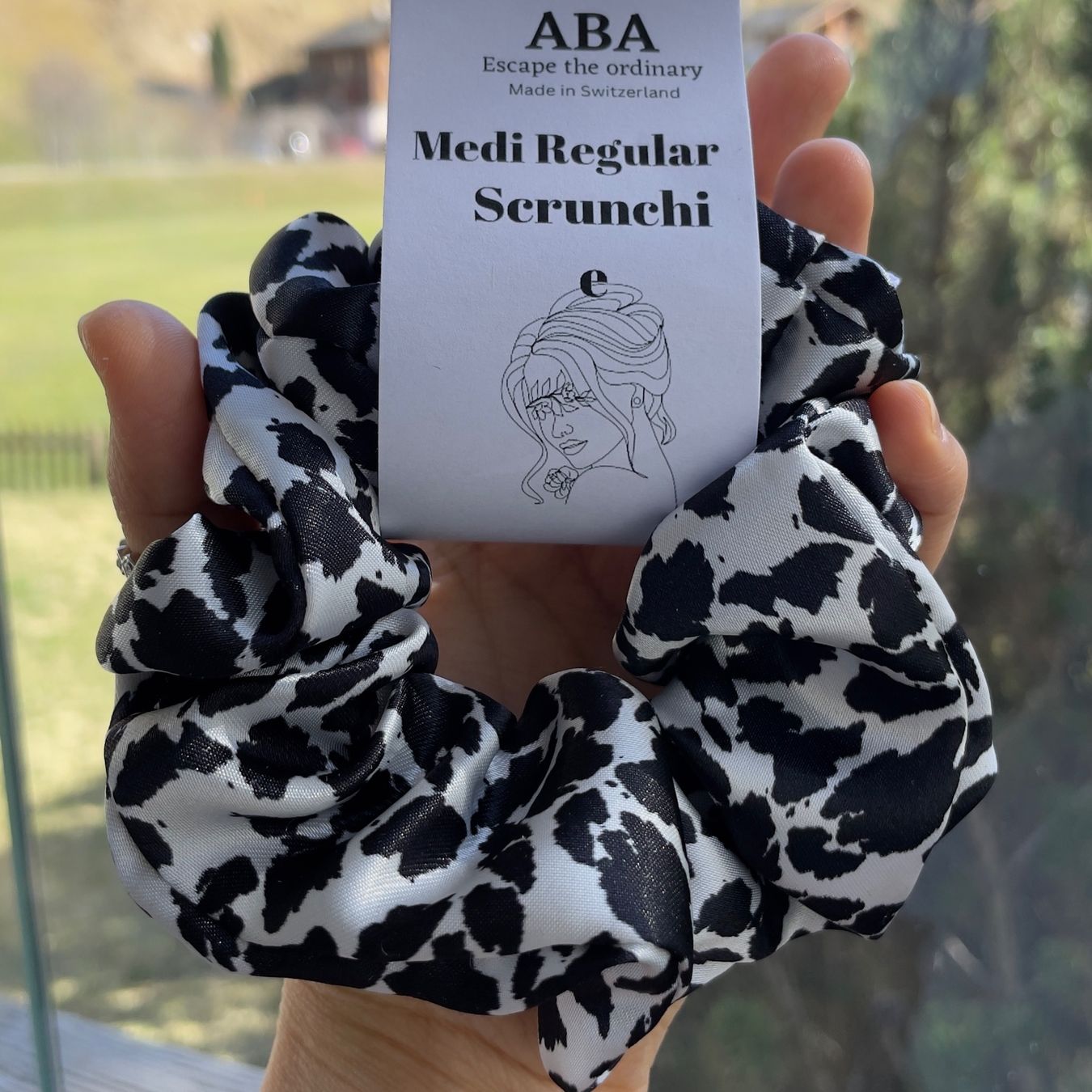 Accessori per capelli: Scrunchie Seide - Leopard - Haargummi Seide - Neu! – Nuovo e nell'imballaggio originale da Vals venduto da ABA-Atelier 3