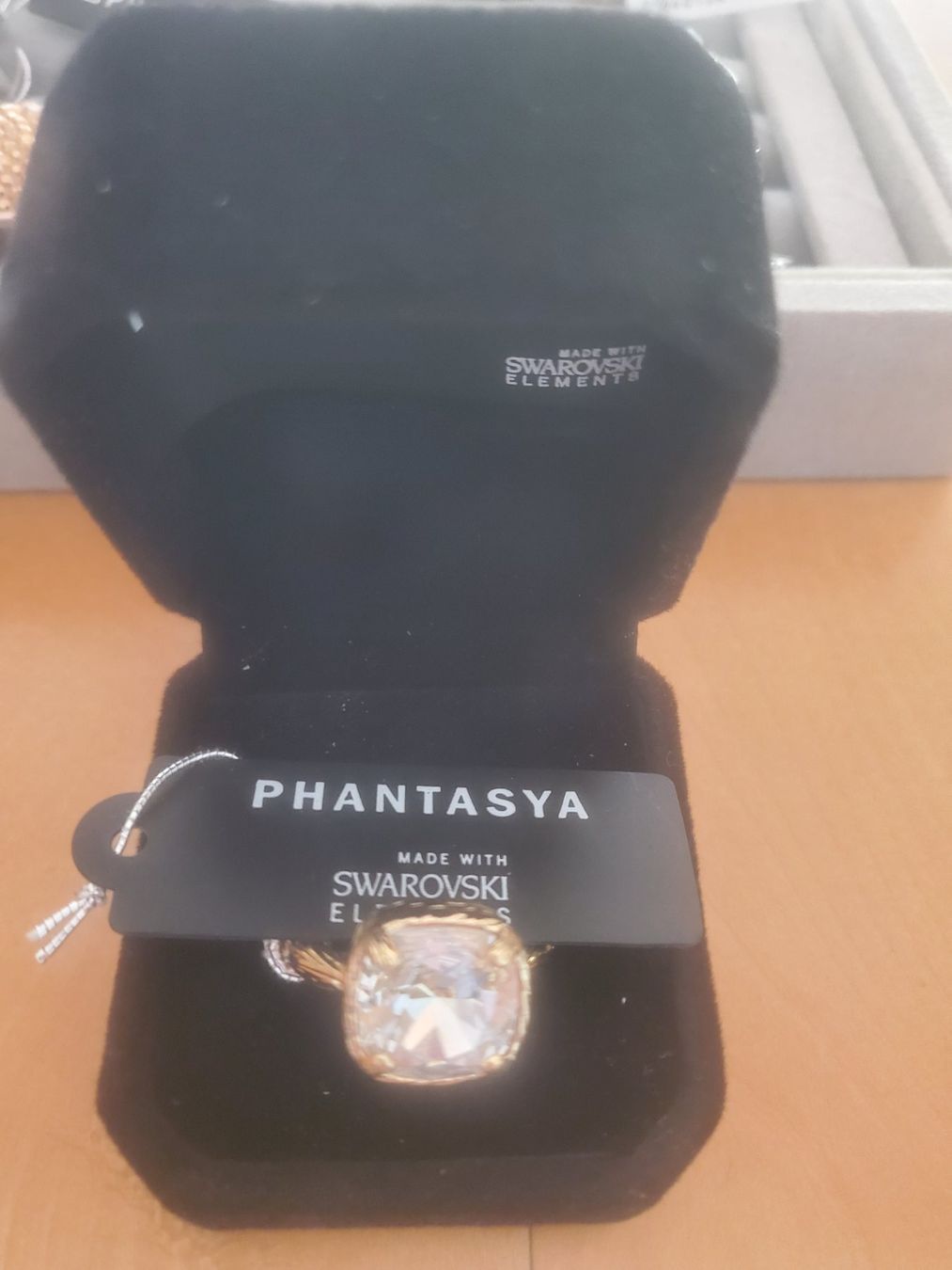 Swarovski Anelli: Swarowski Ring Phantasya Gr. 56 silber vergoldet – Nuovo (secondo la descrizione) da Balsthal venduto da redcarpet 5