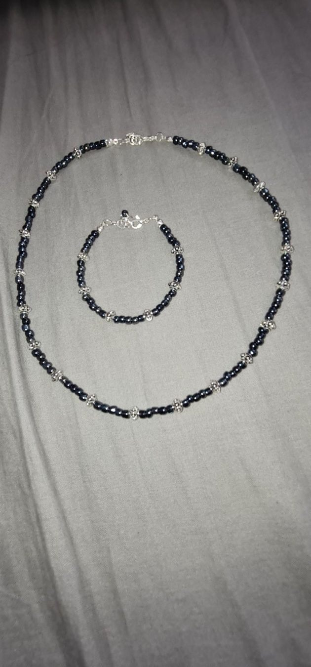 Catenine: Handgemachtes Ketten Set mit Glasperlen – Nuovo e nell'imballaggio originale da Grafstal venduto da sel_yil