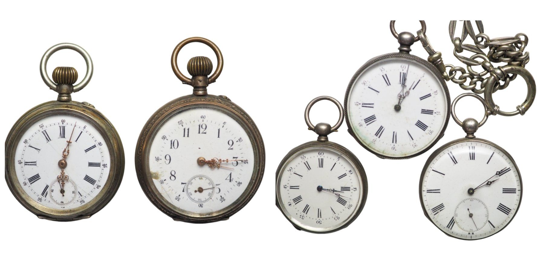 Orologi: Konvolut Taschenuhren 5 Stück – Usato da Liestal venduto da fibonaccis