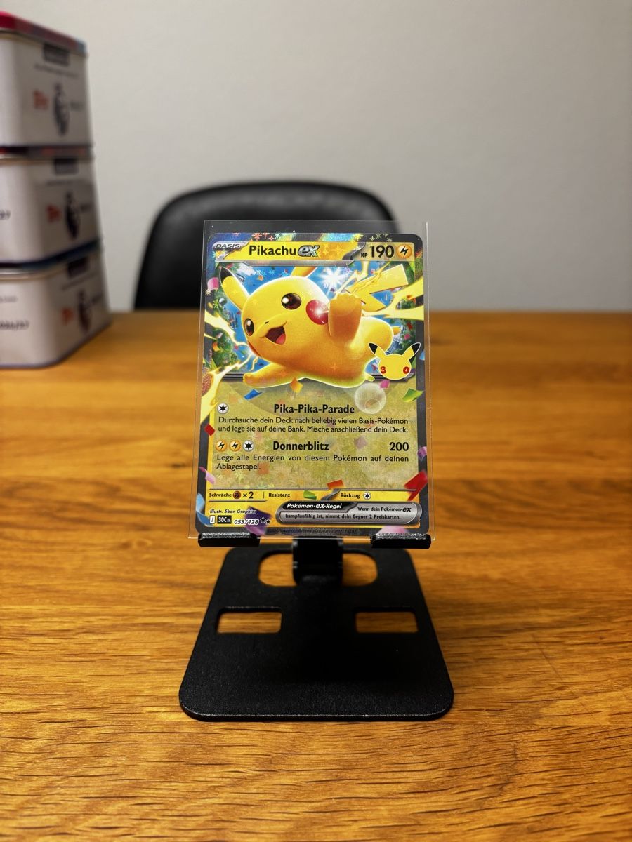 Pokémon Sammelbilder & Trading cards: Pokémon 30th | Pikachu ex | 053/128 – Neu (gemäss Beschreibung) aus St. Gallen von NPC_mit_Twint