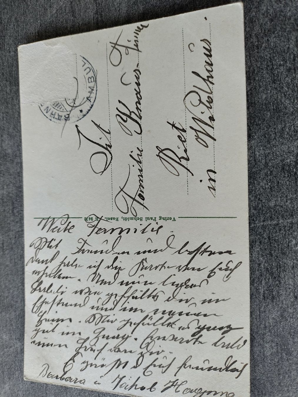 Ansichtskarten: Ansichtskarte Buchs mit 3 Schwestern  uralte Karte um 1900 – Gebraucht aus Wildhaus von Hukwildhaus 2