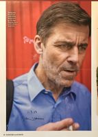 Peter Stamm Autogramm signiert Magazinbild 20x30cm