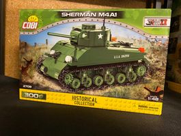 Cobi 2708 Sherman M4A1 Panzer Bausatz, Neu und ungeöffnet!
