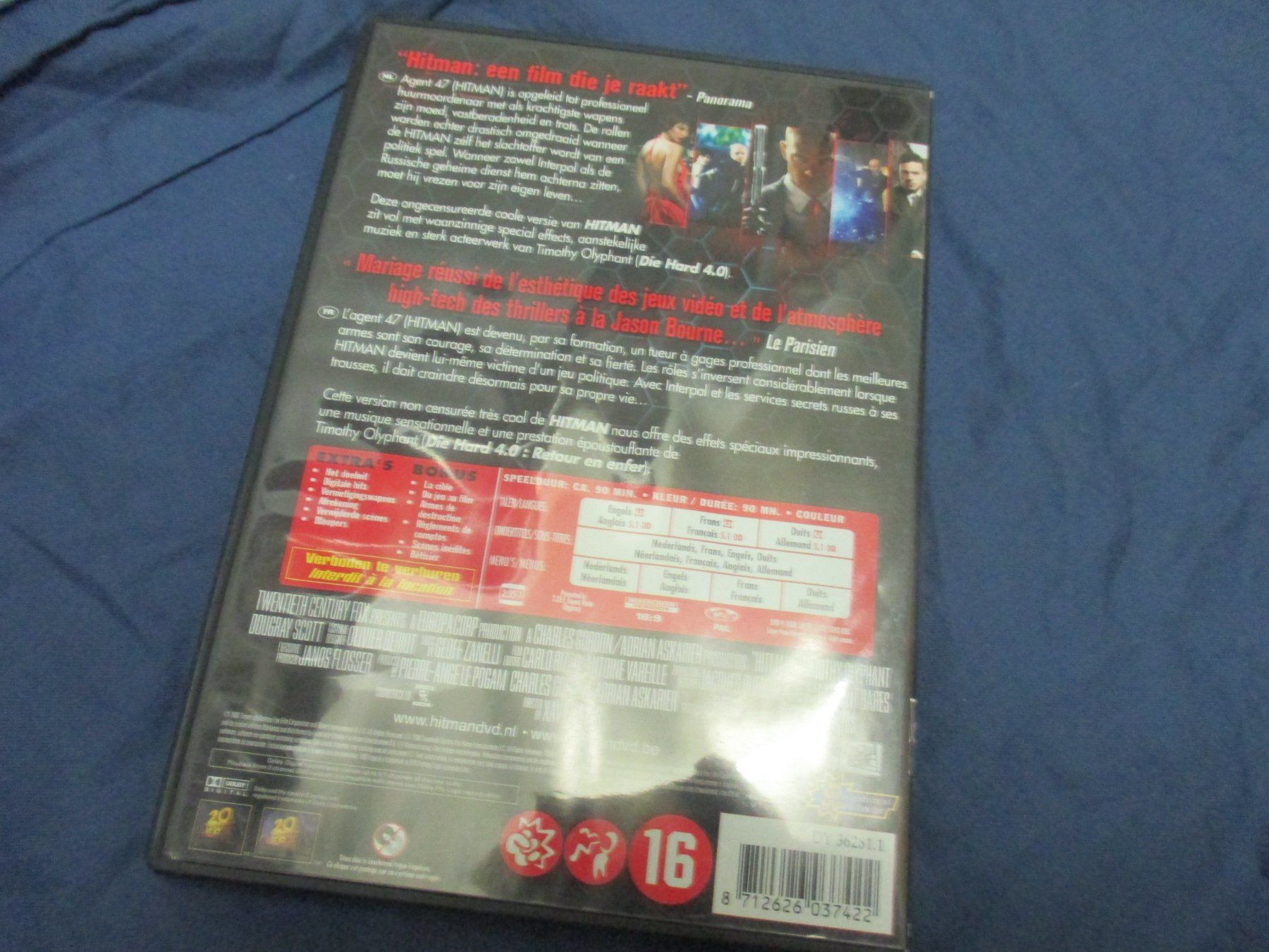 Tous les DVDs: Hitman – D'occasion à Colombier NE par Nevenma 1