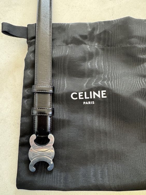 Cinture: Eleganter Celine Gürtel, Schwarz, Grösse 80 – Nuovo (secondo la descrizione) da Illnau venduto da Bigmama14