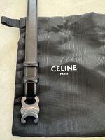 Eleganter Celine Gürtel, Schwarz, Grösse 80