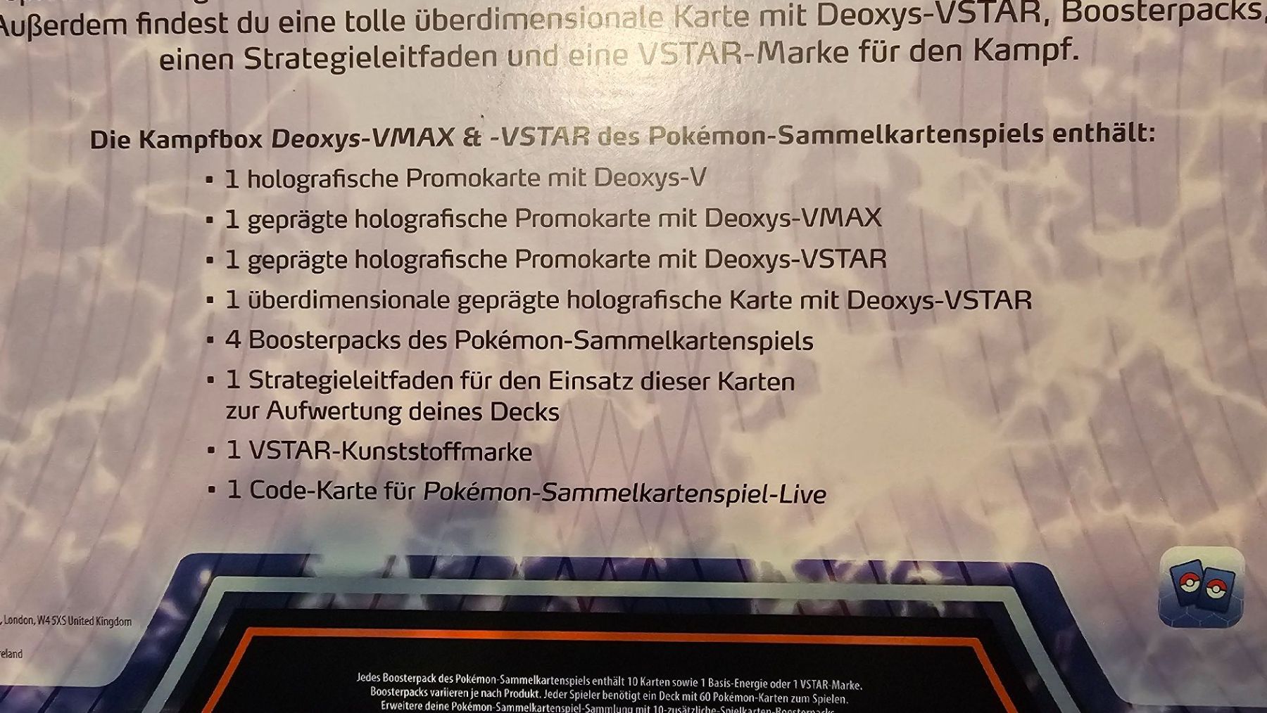 Pokémon Carte collezionabili: Pokémon Deoxys VStar und VMax Set – Nuovo e nell'imballaggio originale da Derendingen venduto da Mrtaz 4