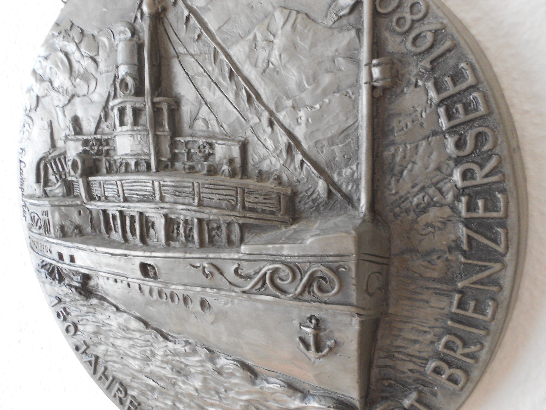 Insegne: 150 Jahre Lötschberg Dampfschifffahrt – Usato da Dübendorf venduto da ArtExpression 1