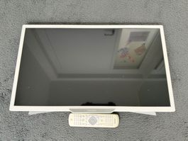 Flacher Philips 24PHK5619/12 Smart LED TV in Weiss