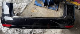 VW Touran Schwarz Hintere Stossstange 2010-2015