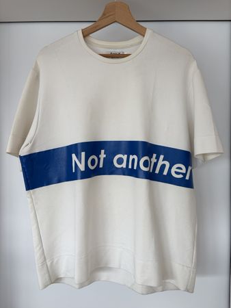 T-Shirt von Anna K, weiss blau Grösse S