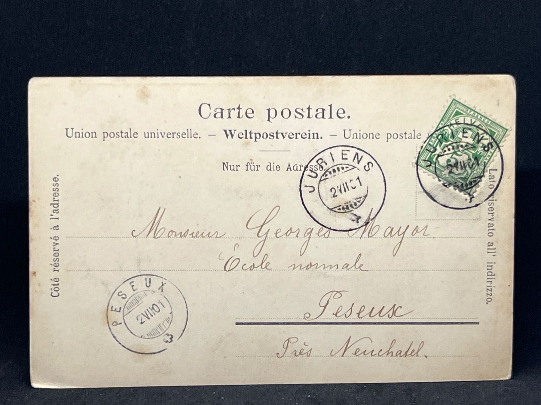 Ansichtskarten: Glion et la Dent-du-Midi – Gebraucht aus Widnau von Brusi9 1