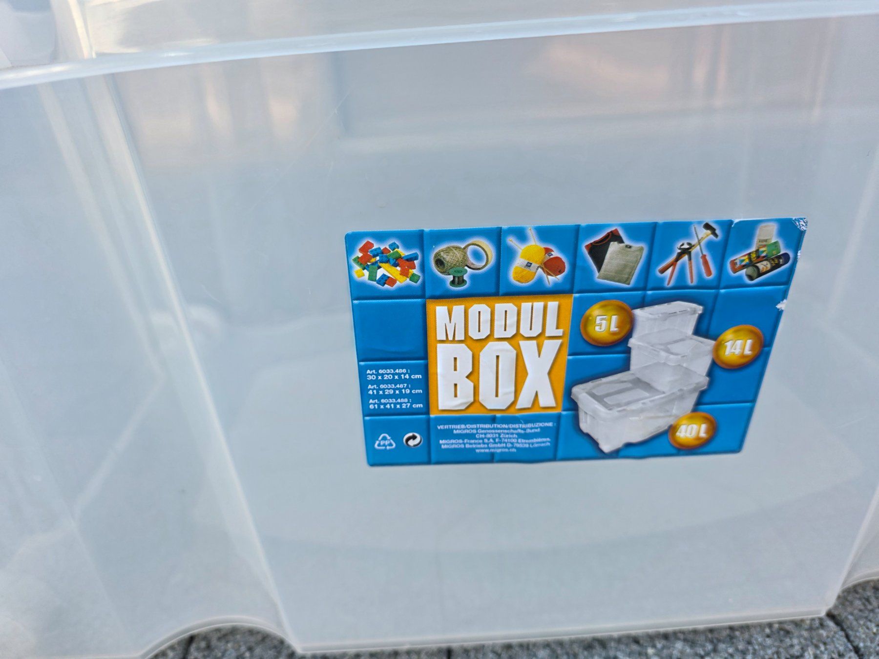 Sonstige Dekorationen & Accessoires: Kunststoff Modul Box Kiste auf Rollen ohne Deckel – Gebraucht aus Walterswil BE von Lonitti 4