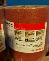 Bosch Schleifrollen, 93mm x 5m, Körnun120, neu, 5 Stk.